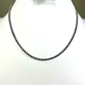 925 Rope “ Snake “ Chain 18” Length